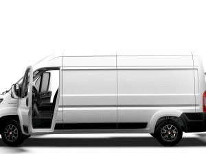 Fiat Ducato Van L3H2 HQ Interior 2023 3D Model