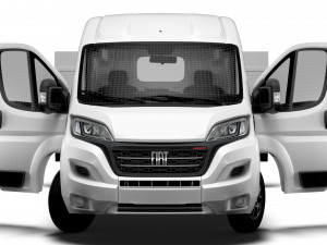 Fiat Ducato Van L3H2 HQ Interior 2023 3Dモデル