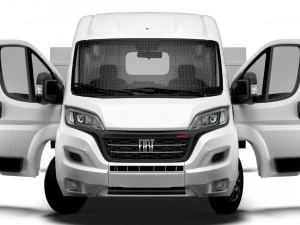 Fiat Ducato Van L3H2 HQ Interior 2023 3D Model