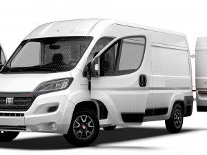 Fiat Ducato Van L3H2 HQ Interior 2023 3Dモデル