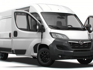 Opel Movano Van L3H2 HQ Interior 2023 3Dモデル