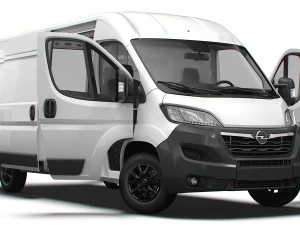 Opel Movano Van L3H2 HQ Interior 2023 Modelo 3D