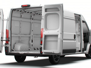 Opel Movano Van L3H2 HQ Interior 2023 3Dモデル