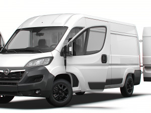 Opel Movano Van L3H2 HQ Interior 2023 3Dモデル
