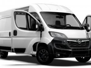 Opel Movano Van L3H2 HQ Interior 2023 3Dモデル