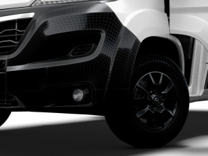 Opel Movano Van L3H2 HQ Interior 2023 3Dモデル