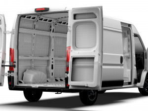 Opel Movano Van L3H2 HQ Interior 2023 3Dモデル