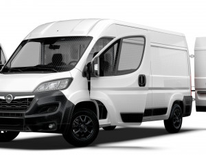 Opel Movano Van L3H2 HQ Interior 2023 3Dモデル