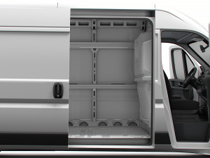 Peugeot Boxer Van L3H2 HQ Interior 2023 Modelo 3D