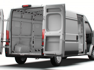 Peugeot Boxer Van L3H2 HQ Interior 2023 Modelo 3D