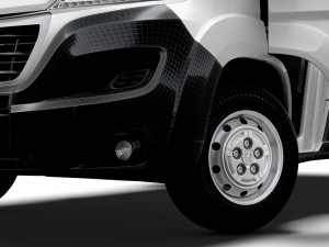Peugeot Boxer Van L3H2 HQ Interior 2023 Modelo 3D
