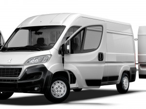 Peugeot Boxer Van L3H2 HQ Interior 2023 Modelo 3D