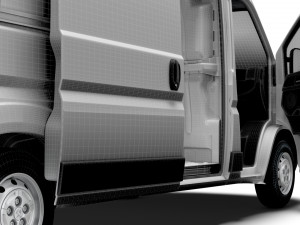 Peugeot Boxer Van L3H2 HQ Interior 2023 Modelo 3D