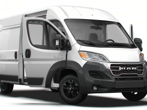 RAM Promaster Van L3H2 HQ Interior 2023 3Dモデル