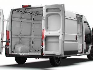 RAM Promaster Van L3H2 HQ Interior 2023 3D Model