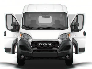 RAM Promaster Van L3H2 HQ Interior 2023 3D Model
