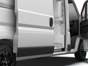 RAM Promaster Van L3H2 HQ Interior 2023 3D Model