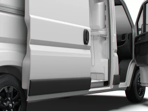 RAM Promaster Van L3H2 HQ Interior 2023 3D Model