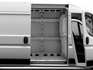 RAM Promaster Van L3H2 HQ Interior 2023 3D Model