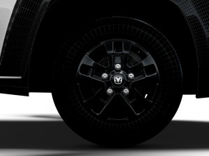 RAM Promaster Van L3H2 HQ Interior 2023 3D Model
