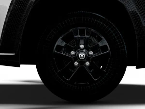 RAM Promaster Van L3H2 HQ Interior 2023 3D Model