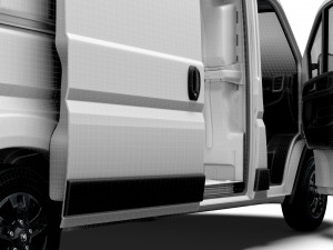 RAM Promaster Van L3H2 HQ Interior 2023 3D Model