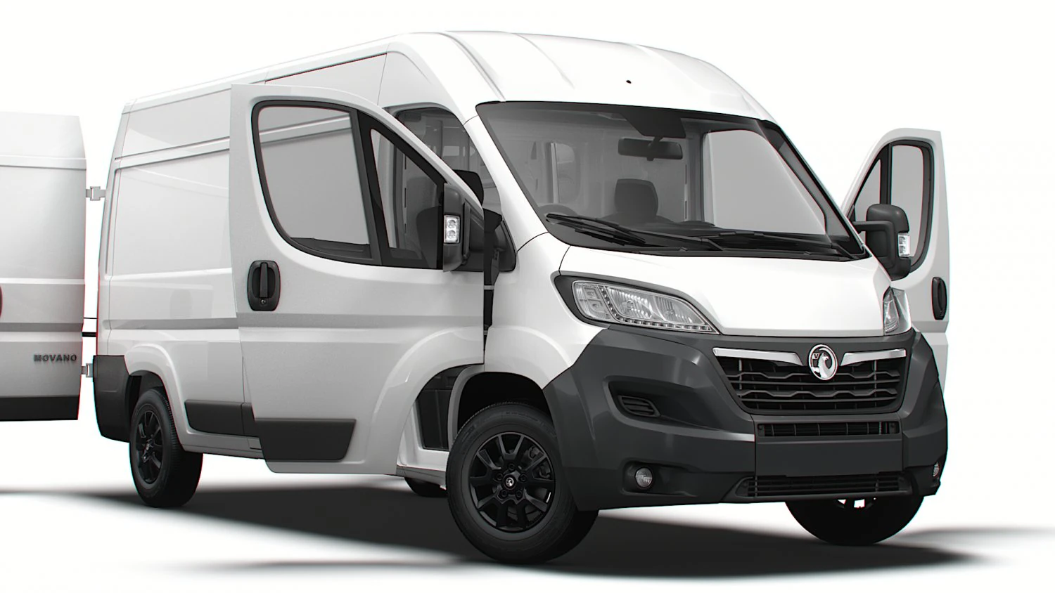 Vauxhall Movano Van L3H2 HQ Interior 2023 3D Model .c4d .max .obj .3ds .fbx .stl .blend 