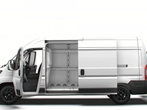 Vauxhall Movano Van L3H2 HQ Interior 2023 3D Model