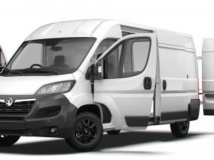 Vauxhall Movano Van L3H2 HQ Interior 2023 3D Model