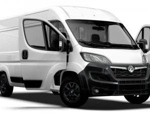 Vauxhall Movano Van L3H2 HQ Interior 2023 3D Model