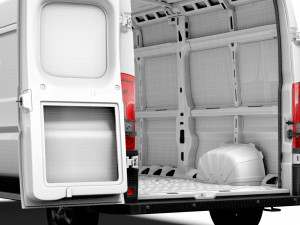 Vauxhall Movano Van L3H2 HQ Interior 2023 3D Model