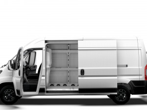 Vauxhall Movano Van L3H2 HQ Interior 2023 3D Model