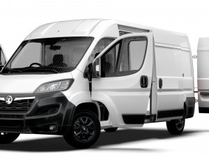 Vauxhall Movano Van L3H2 HQ Interior 2023 3D Model