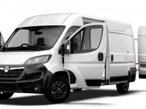 Vauxhall Movano Van L3H2 HQ Interior 2023 3D Model