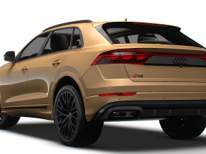 Audi Q8 55 TFSI quattro S line 2024 3D-Modell