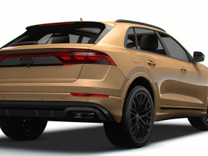 Audi Q8 55 TFSI quattro S line 2024 3D-Modell
