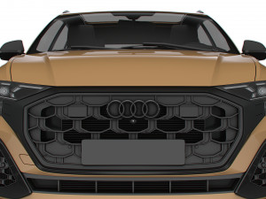 Audi Q8 55 TFSI quattro S line 2024 3D-Modell