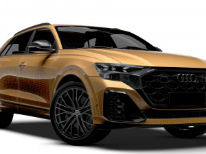 Audi Q8 55 TFSI quattro S line 2024 3D-Modell