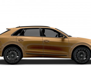 Audi Q8 55 TFSI quattro S line 2024 3D-Modell