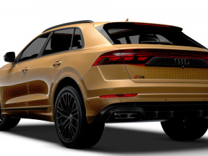 Audi Q8 55 TFSI quattro S line 2024 3D-Modell