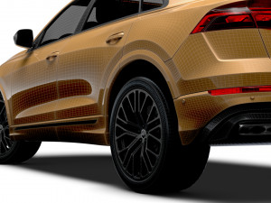 Audi Q8 55 TFSI quattro S line 2024 3D-Modell