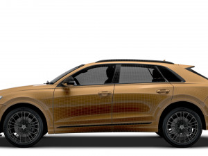 Audi Q8 55 TFSI quattro S line 2024 3D-Modell