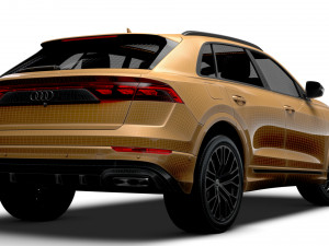Audi Q8 55 TFSI quattro S line 2024 3D-Modell