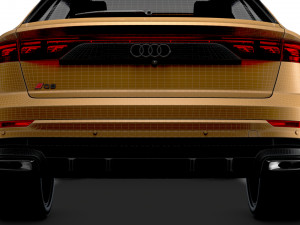 Audi Q8 55 TFSI quattro S line 2024 3D-Modell