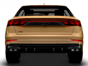 Audi Q8 55 TFSI quattro S line 2024 3D-Modell