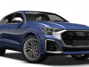 ऑडी SQ8 55 TFSI 2024 3D मॉडल