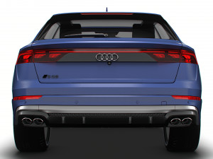 Audi SQ8 55 TFSI 2024 Model 3D