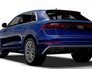 Audi SQ8 55 TFSI 2024 Model 3D