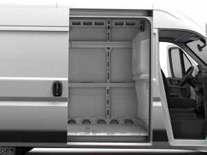 Citroen Jumper Van L2H2 HQ Interior 2023 Modelo 3D