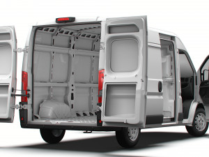 Citroen Jumper Van L2H2 HQ Interior 2023 Modelo 3D